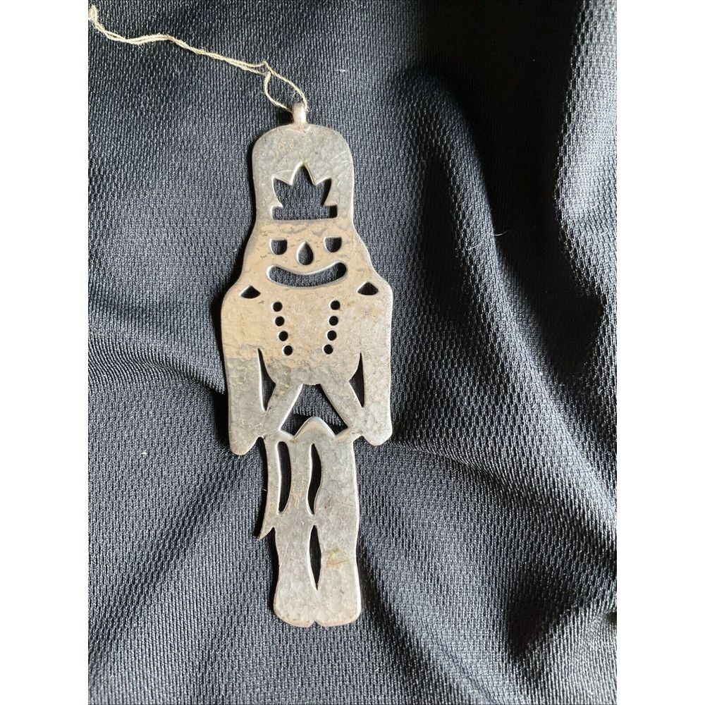 Paul March Sterling Silver Christmas Ornament Nutcracker Rare